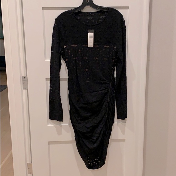 BCBG ”Alessandra” black lace with nude lining - Picture 2 of 5